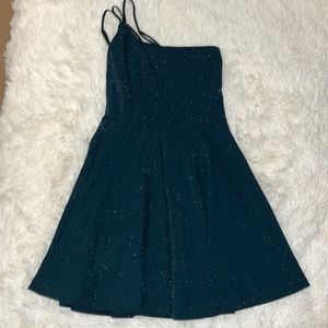 Dark Green Cocktail Dress XS